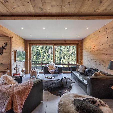 Chalet 1100 - Bo Immobilier Chatel - A Mi-Chemin Du Centre Et Du Linga - Jacuzzi Sauna Et Cheminee Exterior photo