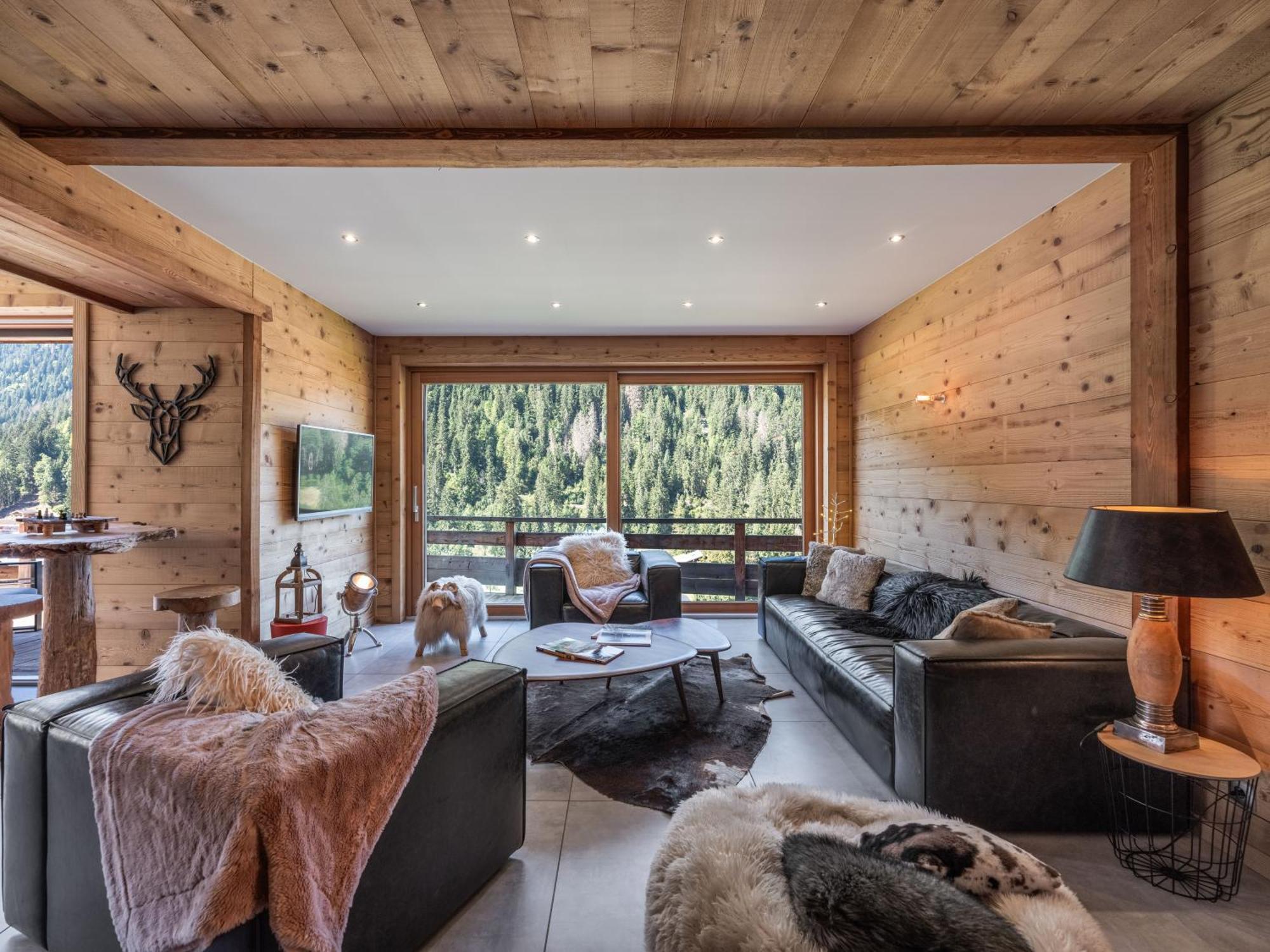 Chalet 1100 - Bo Immobilier Chatel - A Mi-Chemin Du Centre Et Du Linga - Jacuzzi Sauna Et Cheminee Exterior photo